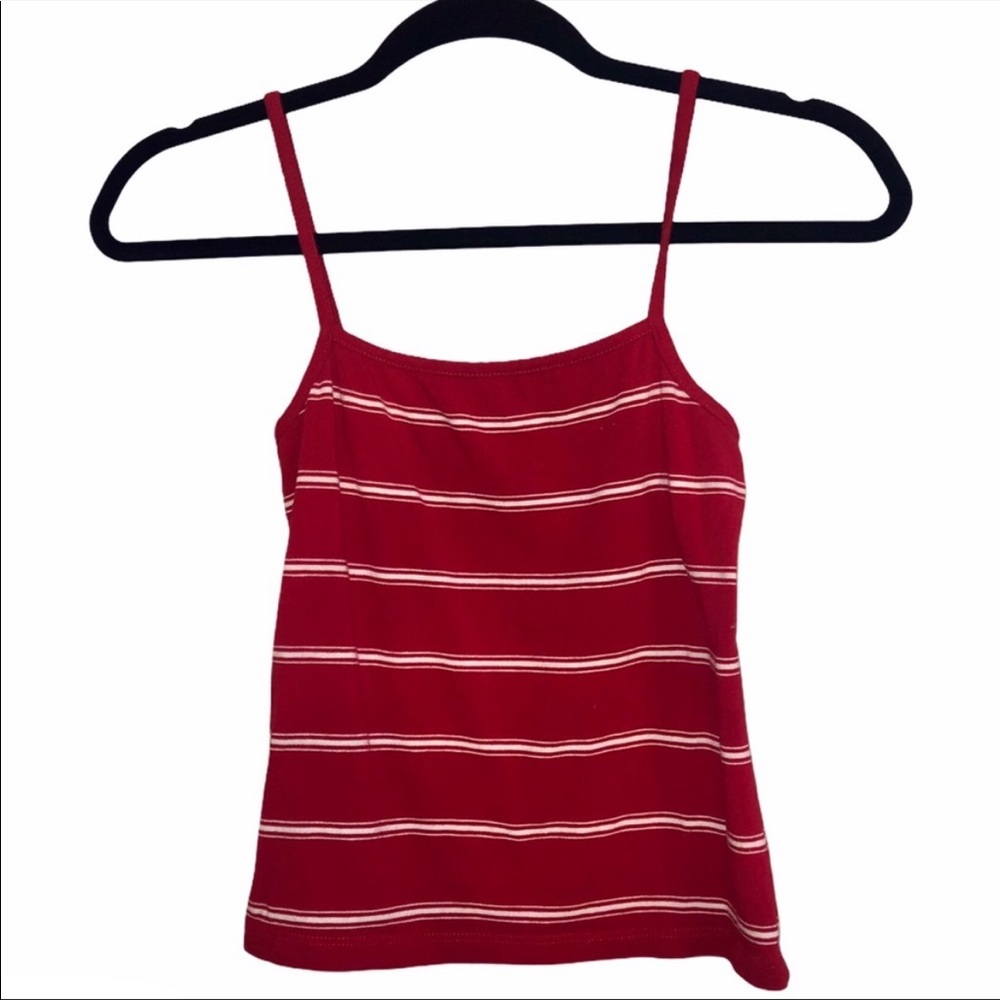 BRANDY MELVILLE Red Striped Faye Tank - Picture 2 of 3